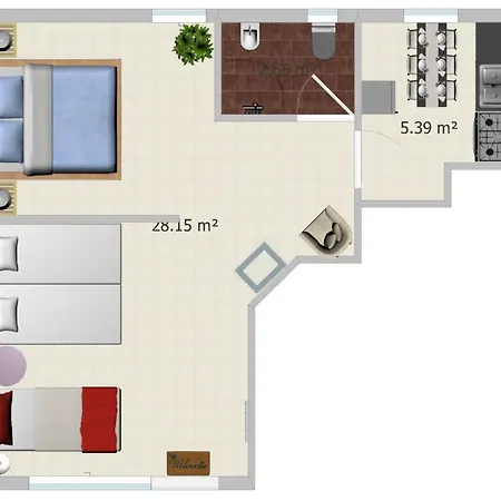 דירה Gemuetliches J&l Nahe Des Hauptbahnhofes *